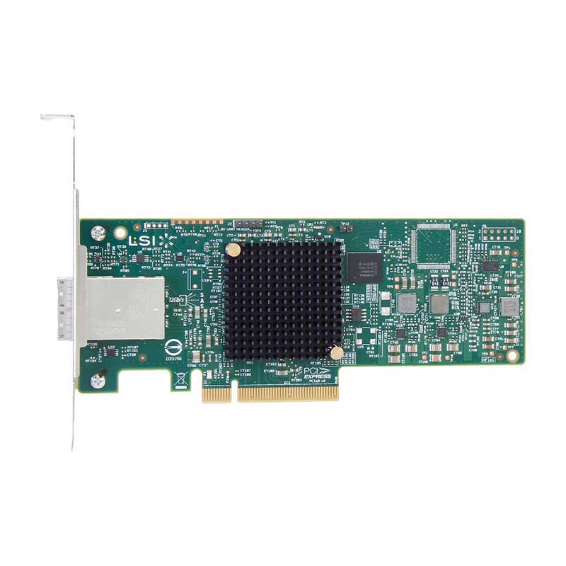 LSI 9300-8e LSI00343 8-Port External PCI-Express 3.0 SATA / SAS 12Gb/s HBA