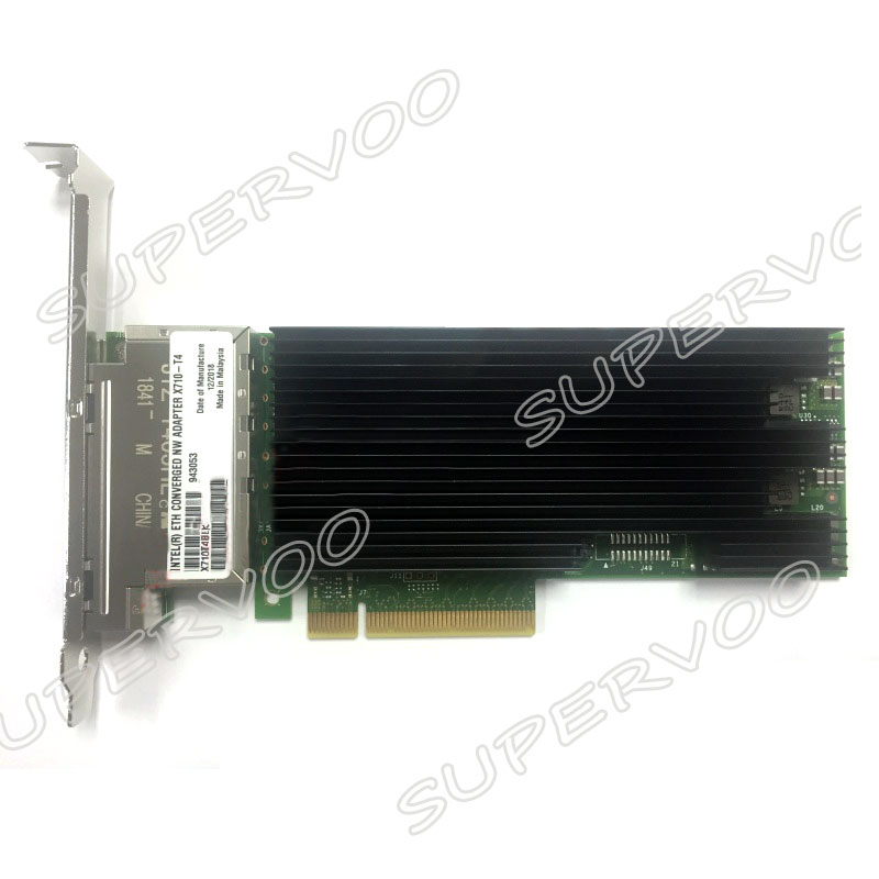 X710-T4L 10GBE RJ45 Quad Port PCIe Network Card X710T4LBLK
